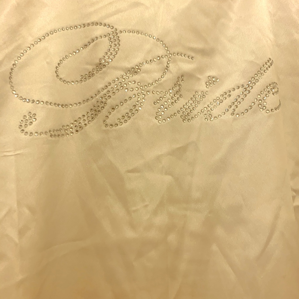 Women’s white “Bride” Bathrobe Size Small